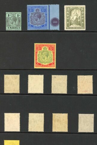 Malta SG69/88 Set of 12 plus shades M/M Cat 250 pounds