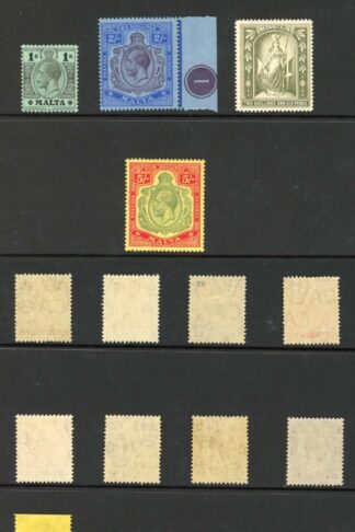 Malta SG69/88 Set of 12 plus shades M/M Cat 250 pounds