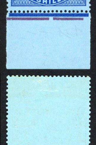 Bermuda SG116d 2/- Purple and Deep blue/pale blue M/M Cat 13 pounds