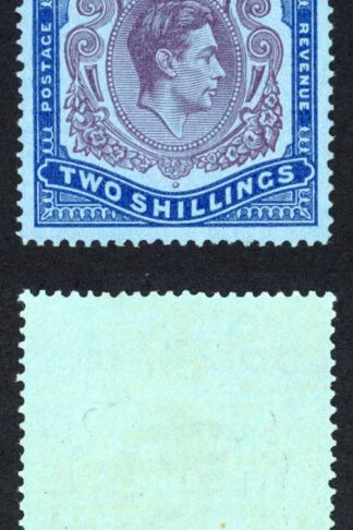 Bermuda SG116d 2/- Purple and Deep blue/pale blue U/M Cat 13 pounds
