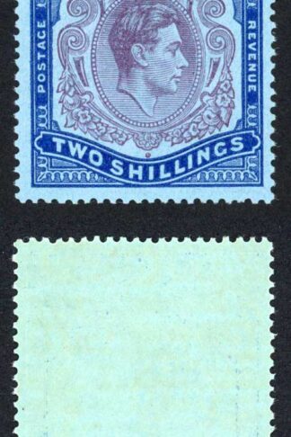Bermuda SG116d 2/- Purple and Deep blue/pale blue U/M Cat 13 pounds