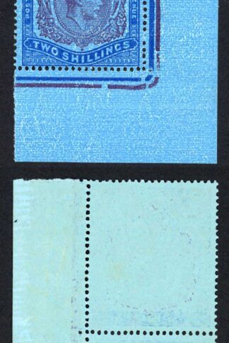 Bermuda SG116ce 2/- BROKEN Lower Right Scroll U/M Cat 209 pounds