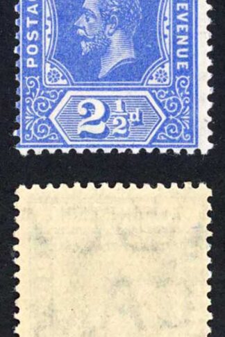 Cayman Is SG44a 2 1/2d Deep Bright Blue Wmk MCA U/M Cat 15 pounds