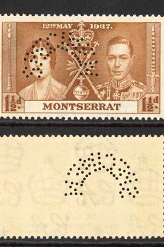 Montserrat SG98s/100s Coronation Set PERF SPECIMEN U/M Cat 80 pounds
