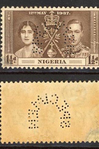 Nigeria SG46a/8a Coronation Set PERF SPECIMEN M/M Cat 110 pounds