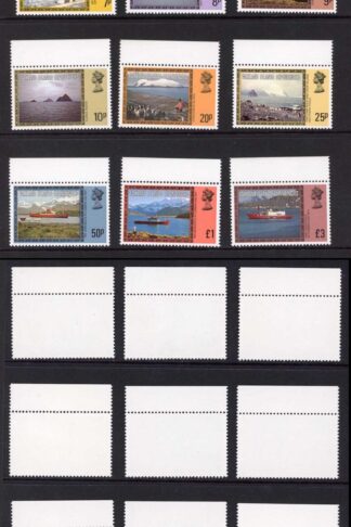 Falkland Is Dep SG74A/88A 1980 Set without imprint U/M Cat 8.75 pounds