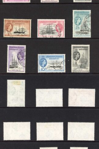 Falkland Is Dep SGG26/G40 1954 fine used Cat 140 pounds
