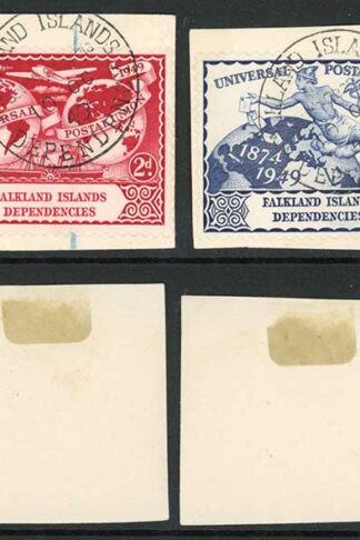 Falkland Is Dep SGG21/G24 UPU CDS on piece Cat 11 pounds