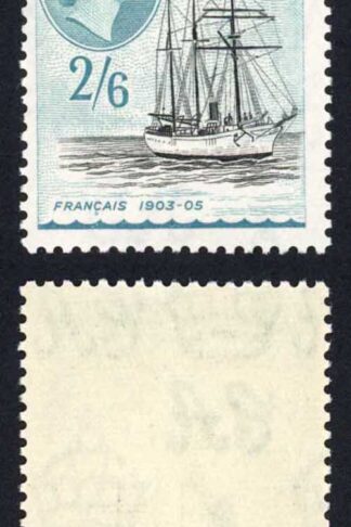 Falkland Is Dep SGG37 2/6 Black and pale turquoise U/M Cat 22 pounds