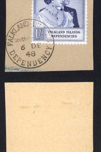 Falkland Is Dep SGG20 1/- Silver Wedding CDS on Piece