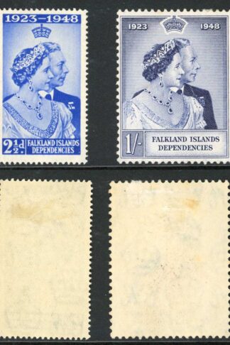 Falkland Is Dep SGG19/G20 Silver Wedding M/M