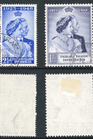 Falkland Is Dep SGG19/G20 Silver Wedding CDS Cat 9 pounds