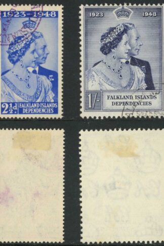 Falkland Is Dep SGG19/G20 Silver Wedding CDS Cat 9 pounds