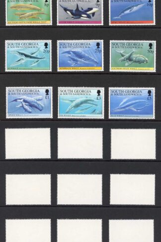 South Georgia and South Sandwich Is SG231/42 Set of 12 U/M Cat 50 pounds