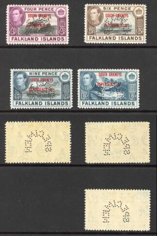 Falkland Is Dep South Orkneys SGC1/C8 (7 values) FORGED Specimen