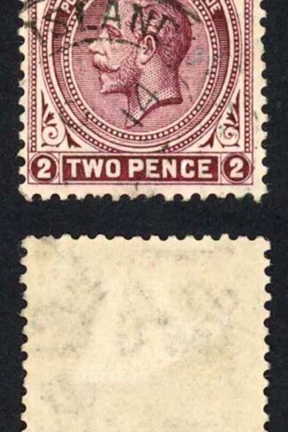 Falkland Is KGV 2d Wmk Script NEW ISLAND postmark RARE