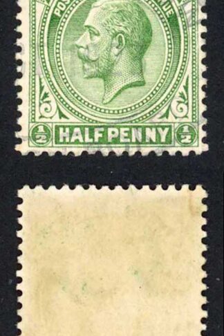 Falkland Is KGV 1/2d Wmk Mult CA Afterglow postmark RARE