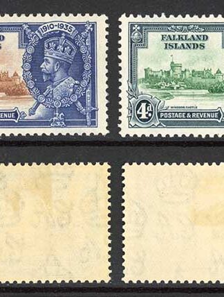 Falkland Is SG139/42 1935 Silver Jubilee M/M Cat 55 pounds