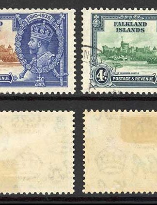 Falkland Is SG139/42 1935 Silver Jubilee fine used Cat 16 pounds