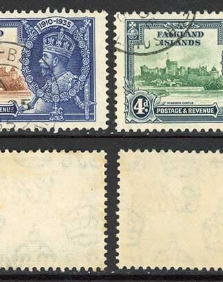 Falkland Is SG139/42 1935 Silver Jubilee fine used Cat 16 pounds