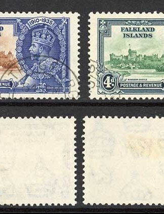 Falkland Is SG139/42 1935 Silver Jubilee fine used Cat 16 pounds