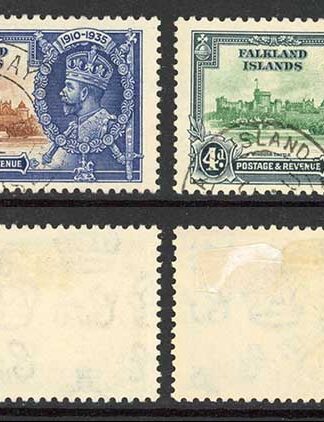 Falkland Is SG139/42 1935 Silver Jubilee fine used Cat 16 pounds
