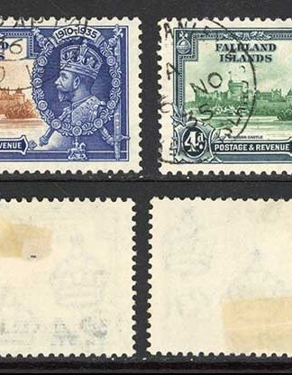 Falkland Is SG139/42 1935 Silver Jubilee fine used Cat 16 pounds