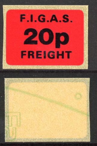 Falkland Is 1986 Government Air Service Freight Labels