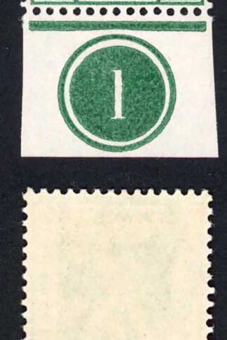 Gambia SG86 1/2d Deep Green Wmk Mult CA Plate Number Example U/M