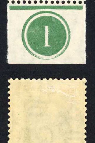Gambia SG86b 1/2d Pale Green  Wmk Mult CA Plate Number Example M/M
