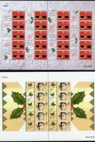 SGLS2a/3a Xmas Cracker and Robin the pair insc CONSIGNIA 2001 Cat 1200 pounds