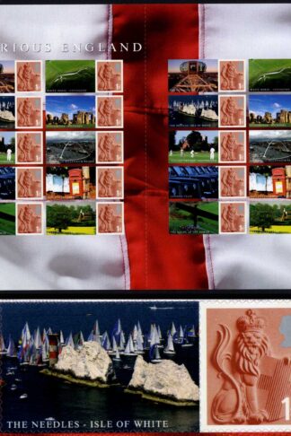 SGLS38a Smiler Sheet Isle of WHITE ERROR Cat 650 pounds U/M