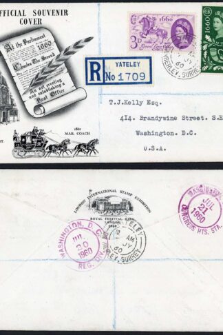 SG619-620 1960 GLO illustrated FDC
