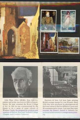 SG771-4 1968 Paintings Presentation Pack