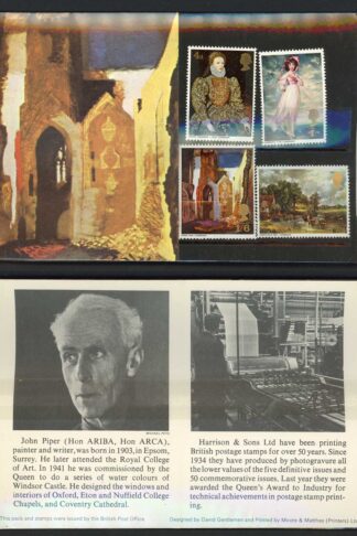 SG771-4 1968 Paintings Presentation Pack