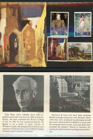 SG771-4 1968 Paintings Presentation Pack