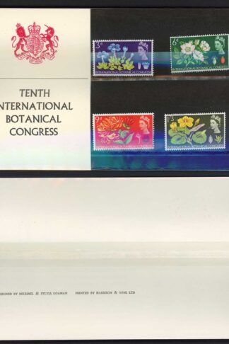 SG655-8 1964 Botanical Presentation Pack
