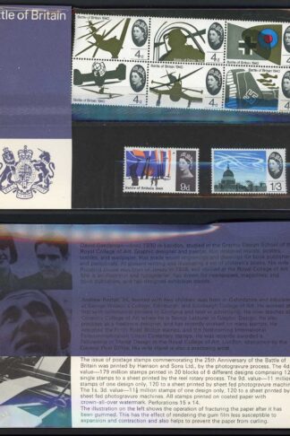 SG671-8 1965 B.O.B. S/T Presentation Pack
