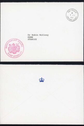 Falkland Is 1989 Paid Government House local cover