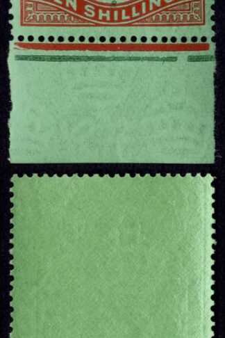 Bermuda SG119d 10/- Deep Green and Dull red/green U/M Cat 75 pounds