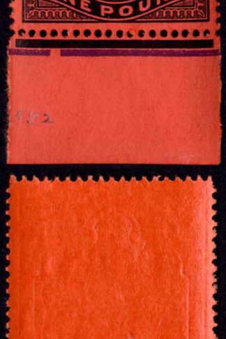 Bermuda SG121e One Pound Bright Violet and Black/scarlet U/M Cat 180 pounds