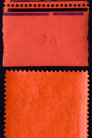 Bermuda SG121e One Pound Bright Violet and Black/scarlet U/M Cat 180 pounds