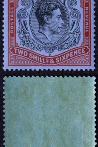 Bermuda SG117 2/6 Black and Red/grey blue Block U/M Cat 70 pounds