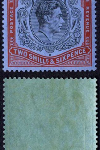 Bermuda SG117 2/6 Black and Red/grey blue Block U/M Cat 70 pounds