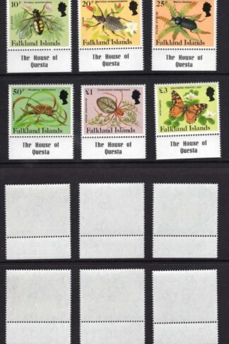 Falkland Is SG469A/83A Set5 of 15 U/M all with imprints Cat 10.50++