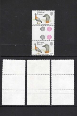Falkland Is Heijtz 496/9 Gutter Pairs Set U/M Priced at 20 pounds
