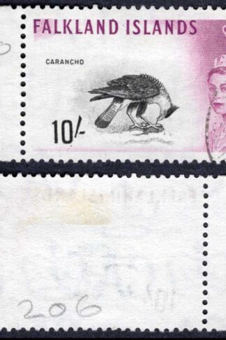 Falkland Is SG206 10/- Birds CDS Cat 25