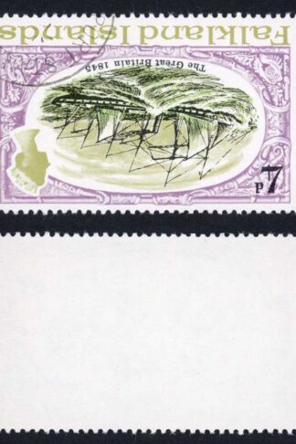Falkland Is SG259w 4d SS Great Britain Wmk Crown to the right CDS Cat 5 pounds