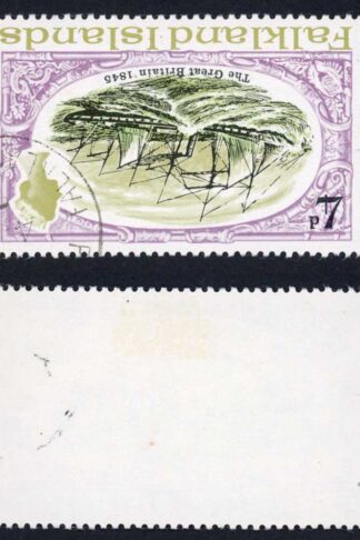 Falkland Is SG259w 4d SS Great Britain Wmk Crown to the right CDS Cat 5 pounds