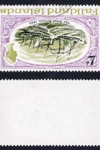 Falkland Is SG259w 4d SS Great Britain Wmk Crown to the right CDS Cat 5 pounds